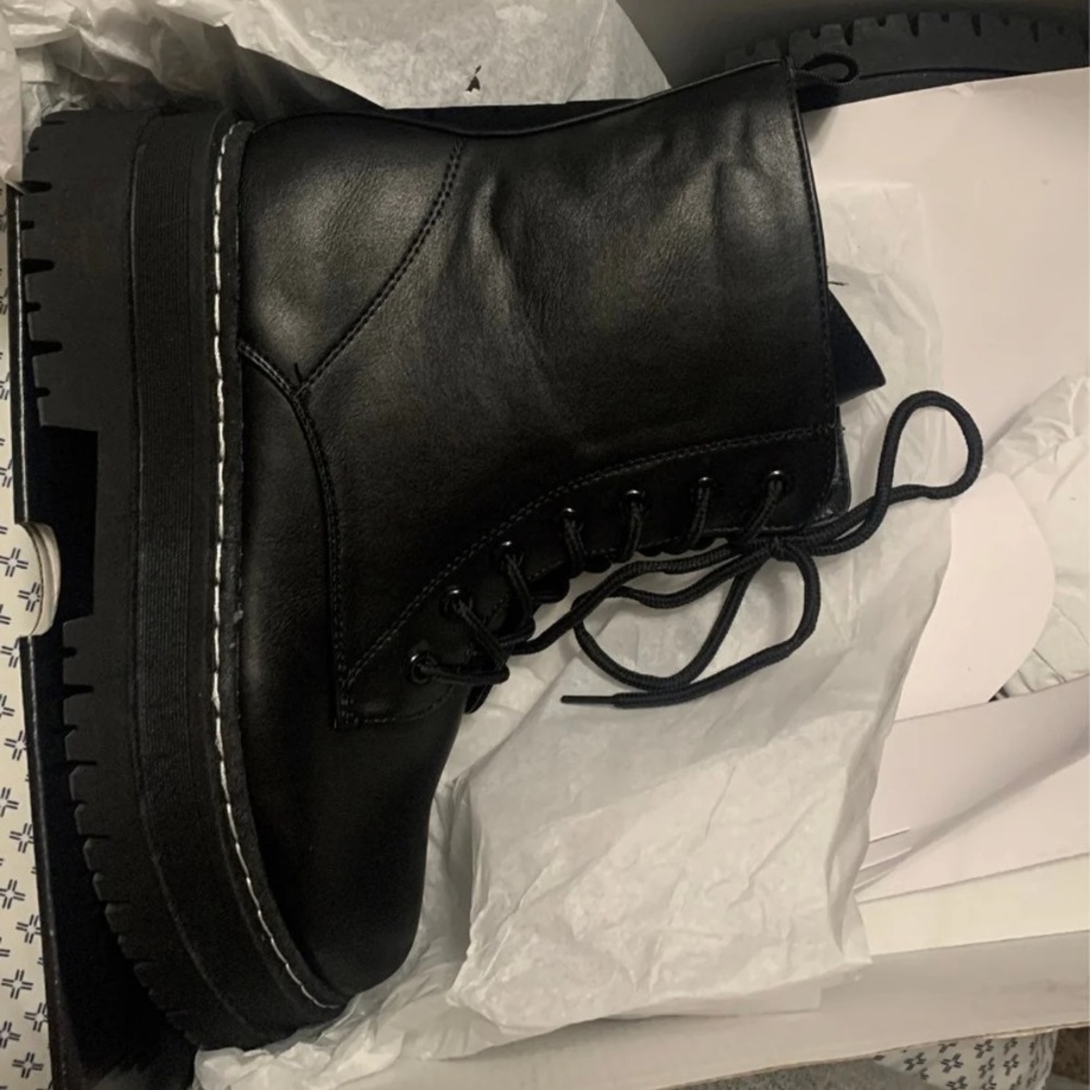 Platform Combat Boots